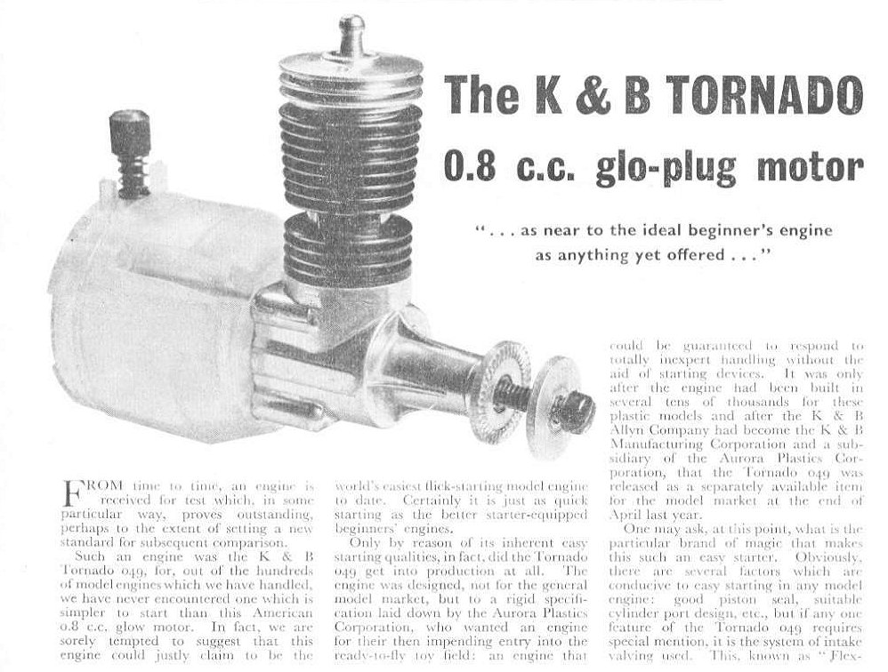 K&B Tornado .049